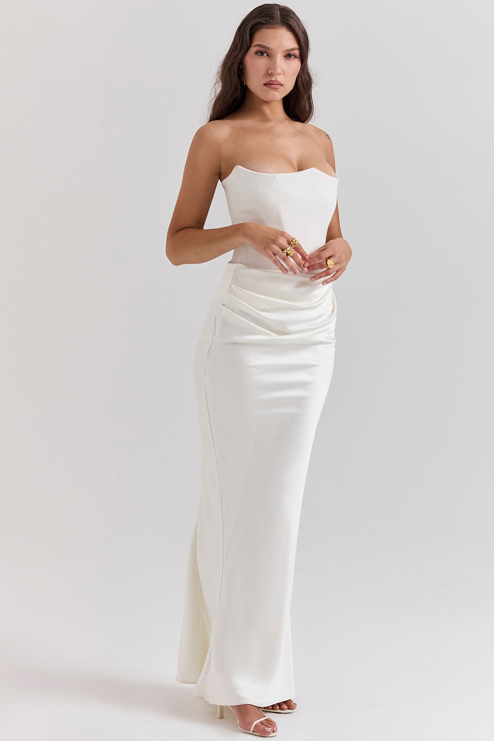 Élodie – Vestido Tomara que Caia com Corset