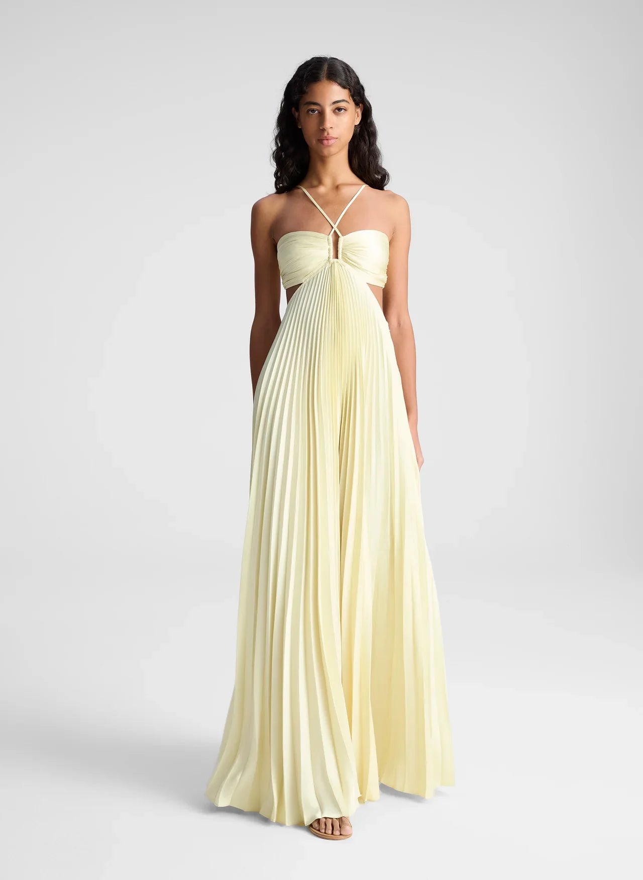 Solaria – Vestido Longo de Cetim