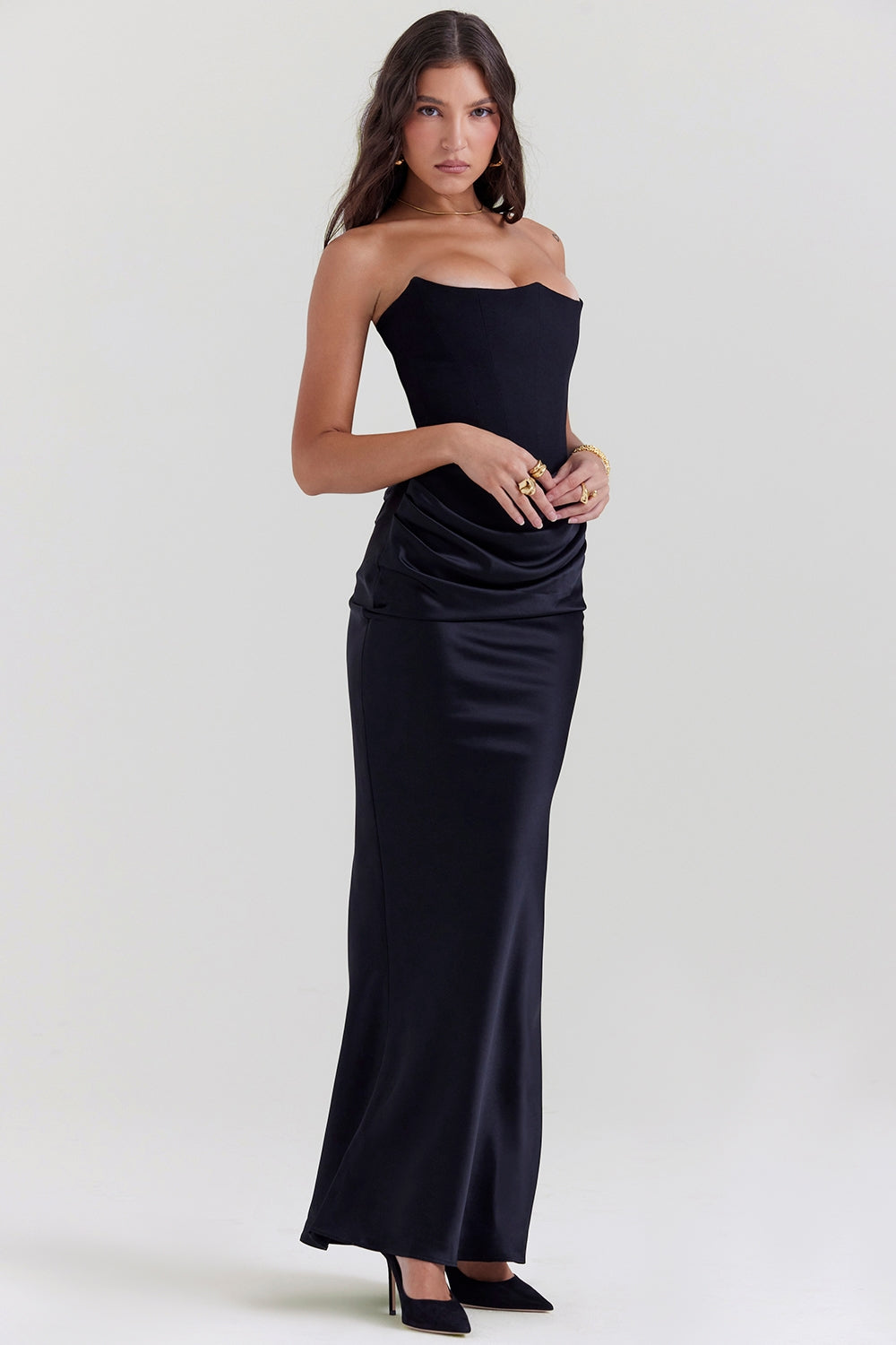 Élodie – Vestido Tomara que Caia com Corset