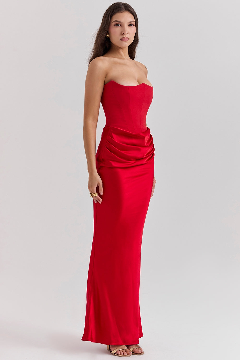 Élodie – Vestido Tomara que Caia com Corset